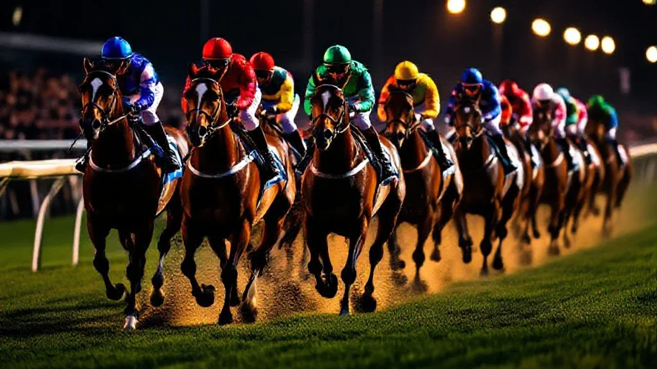 Course nocturne sous les projecteurs à Cagnes